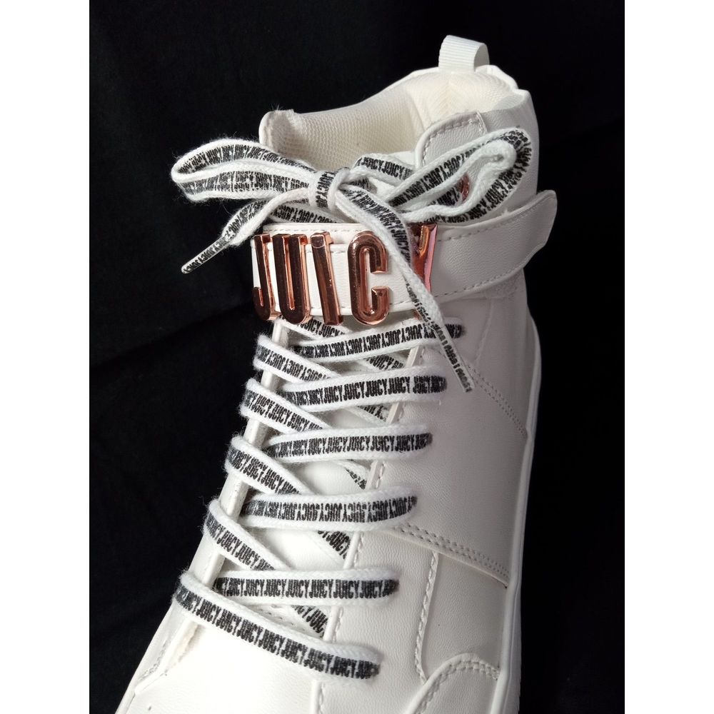 Juicy Couture NWT White High Top Fashion White Sneakers Women's Size 11M
